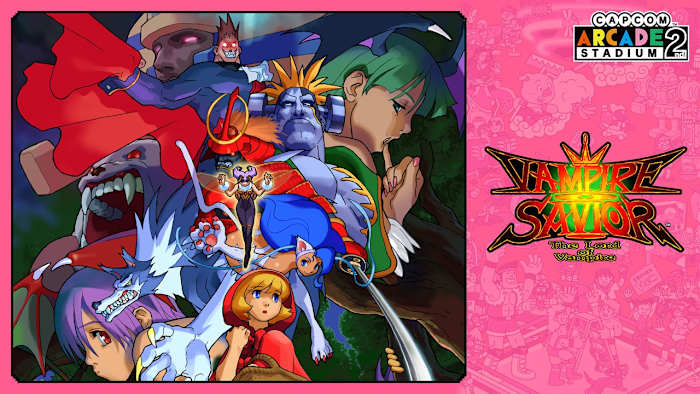 Vampire Savior splash art